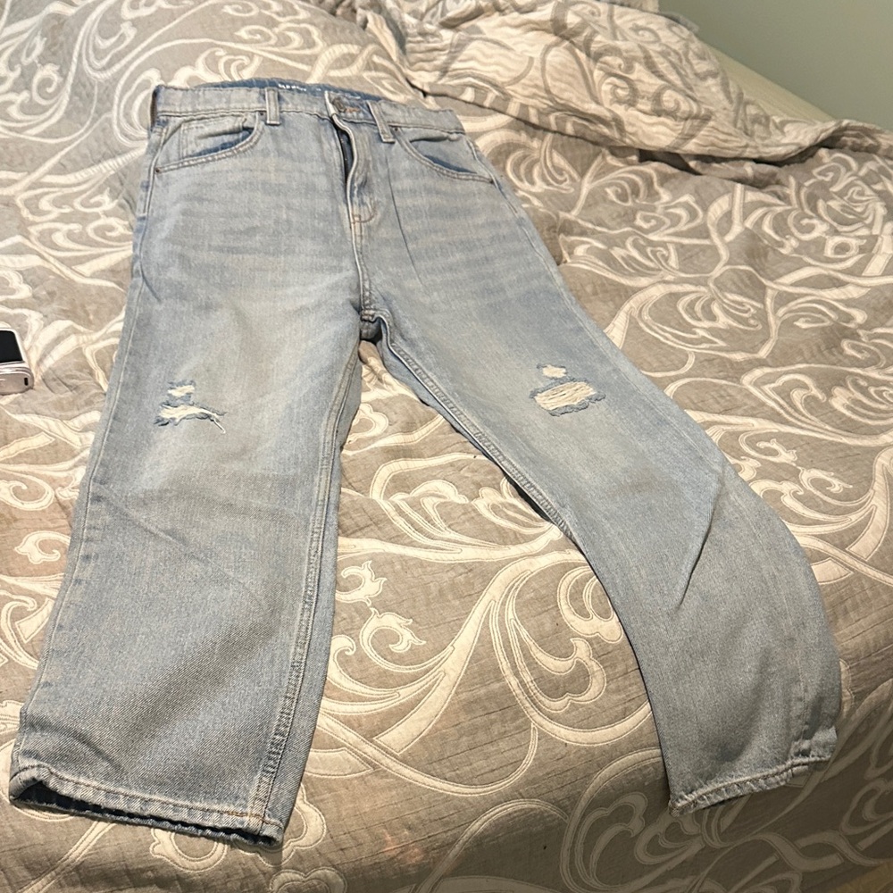 Old Navy High-Rise Slouchy Straight Jeans - Light Blue